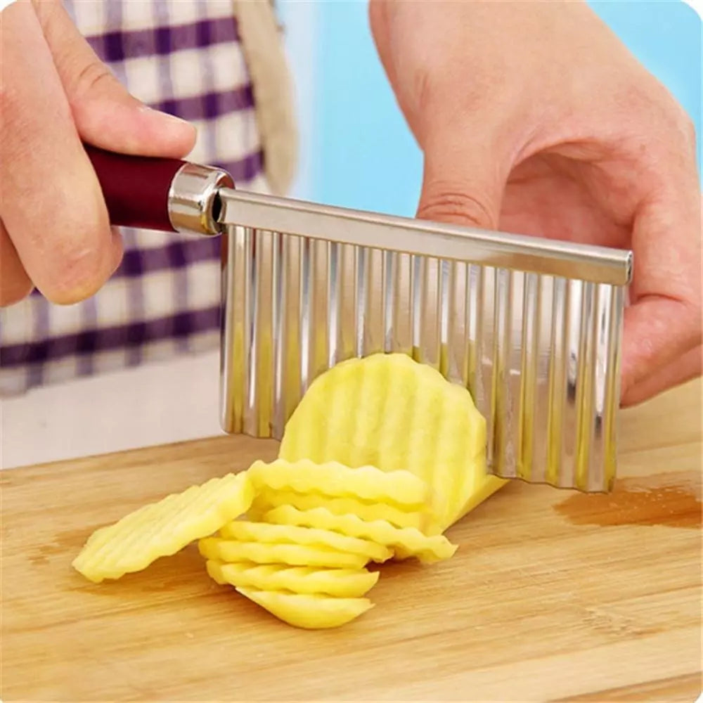 Stainless Steel Crinkle Cutter