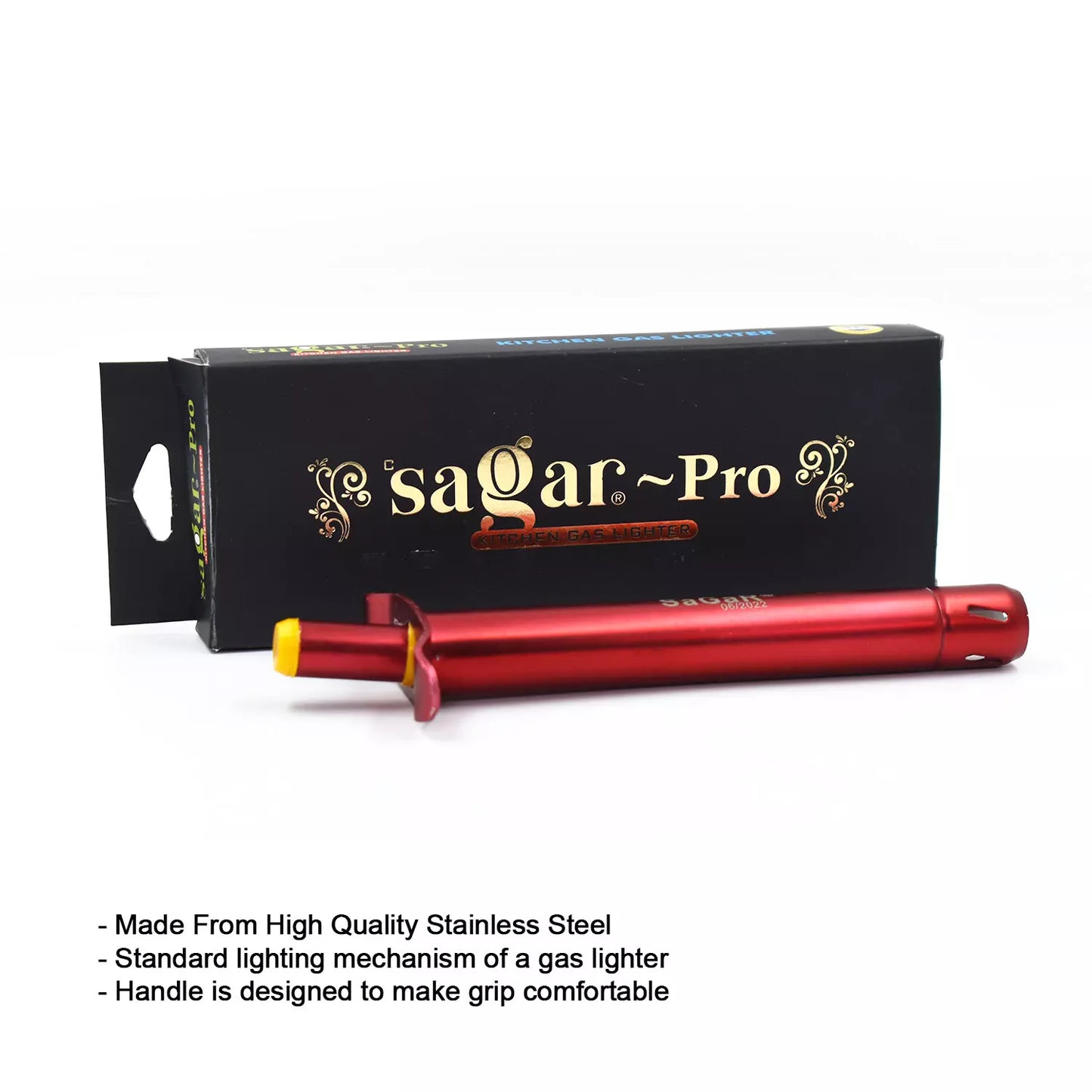 Industrial-Strength Stainless Steel Gas Lighter