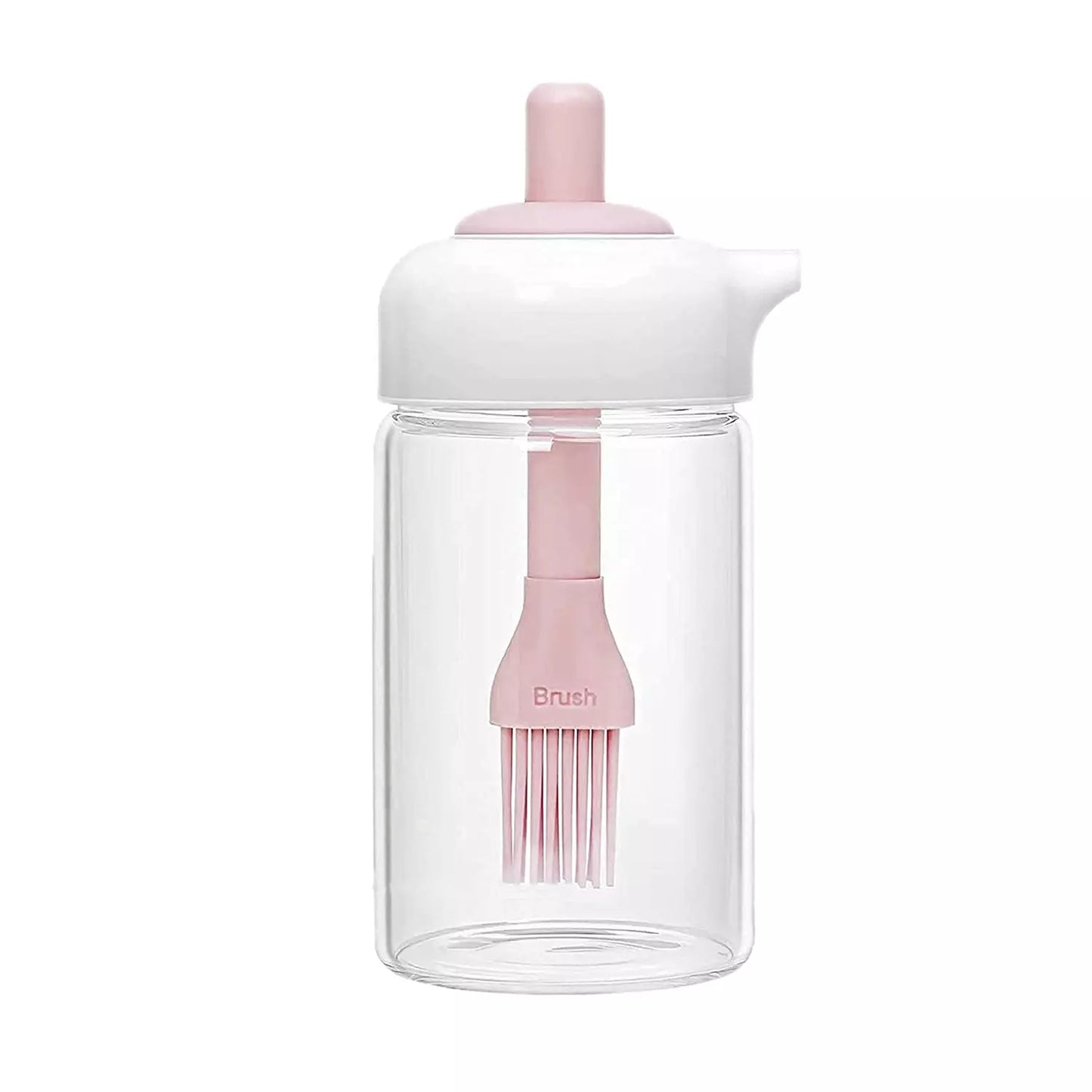 2-in-1 Oil Dispenser Bottle with Silicone Brush