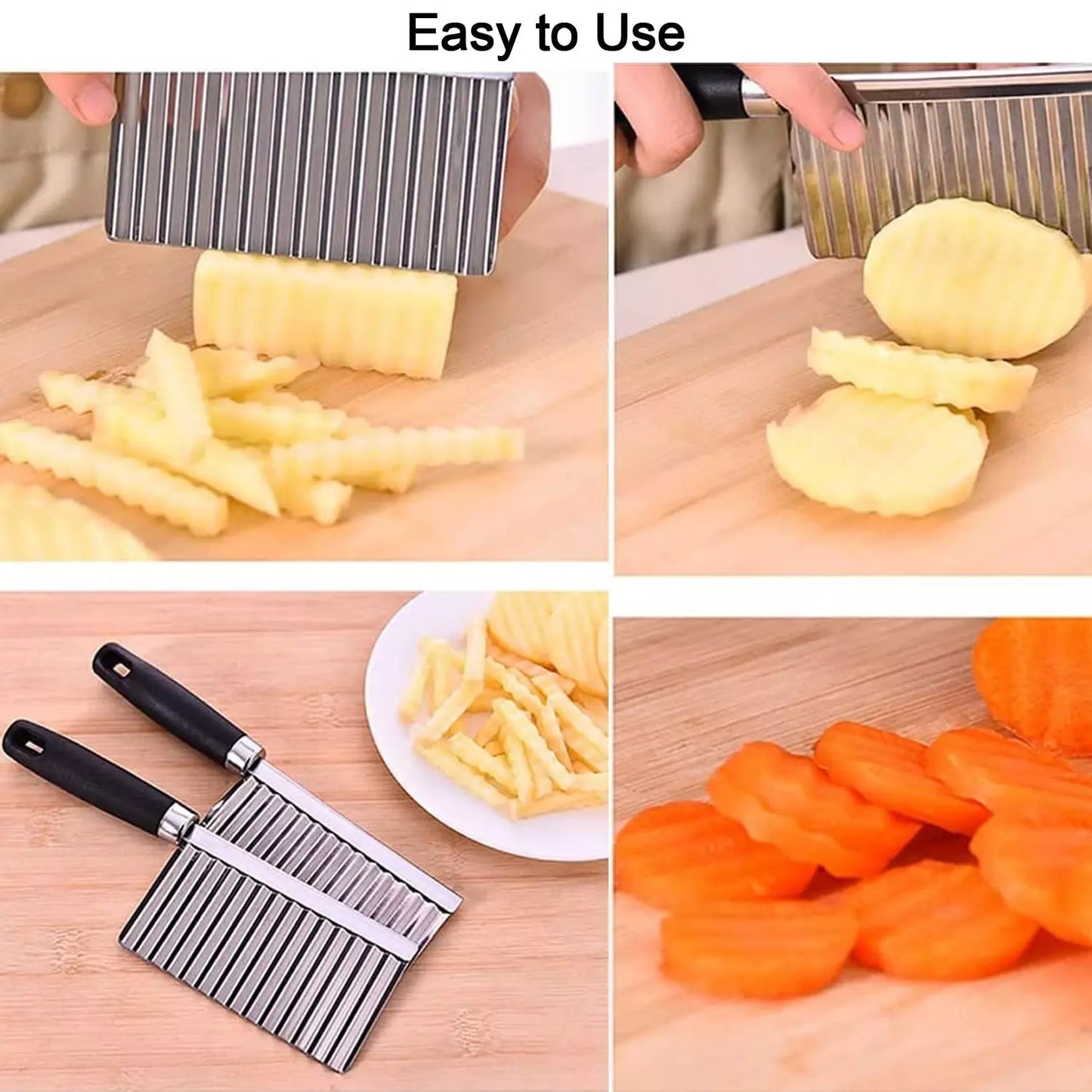 Stainless Steel Crinkle Cutter
