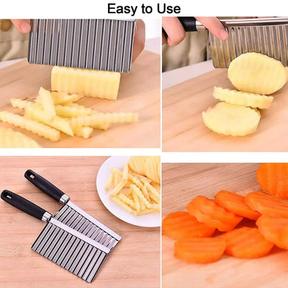 Stainless Steel Crinkle Cutter
