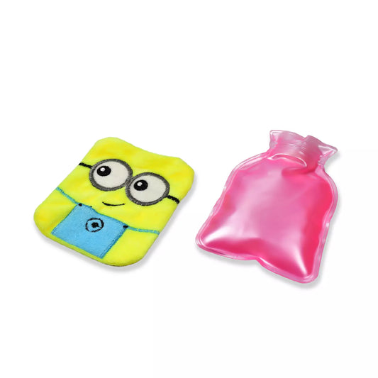 .Official 2-Eye Minions Hot Water Bottle with Cover