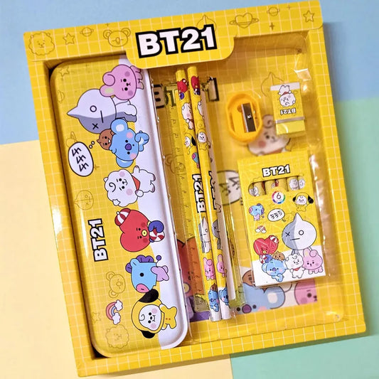 Stationery Kit For Kids (12 Pc Set)