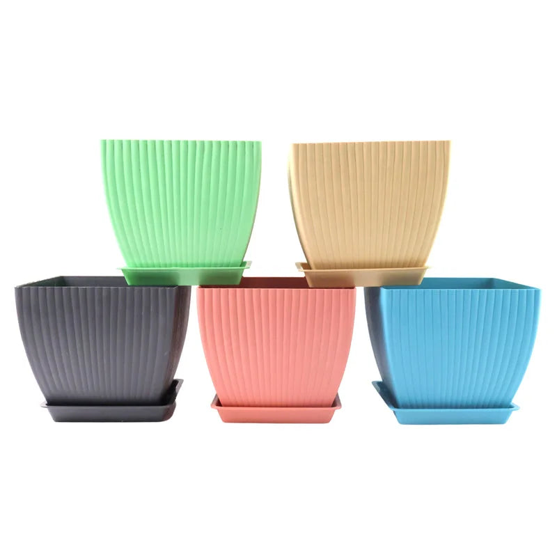 Trendy Square Flower Pots