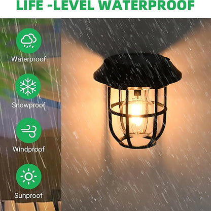 Solar Lantern Wall Light