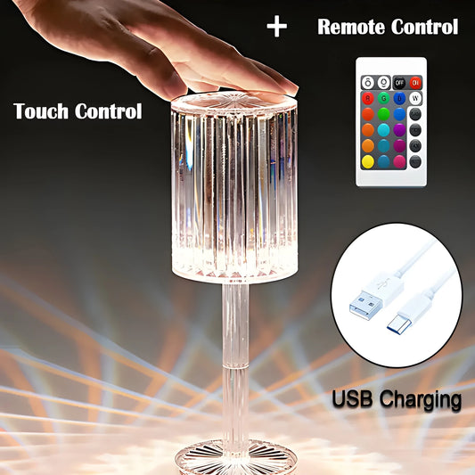 Crystal Touch Table Lamp