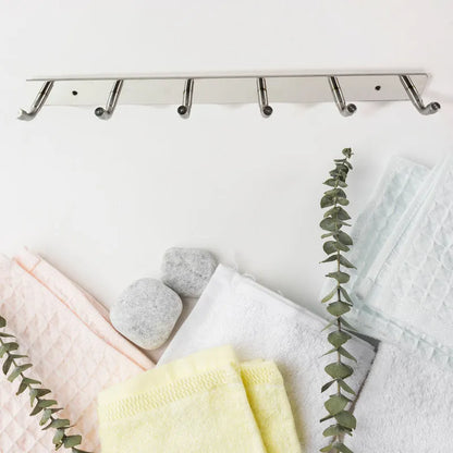 Wall Mounted Coat 6 Hook Rack (32x3 )