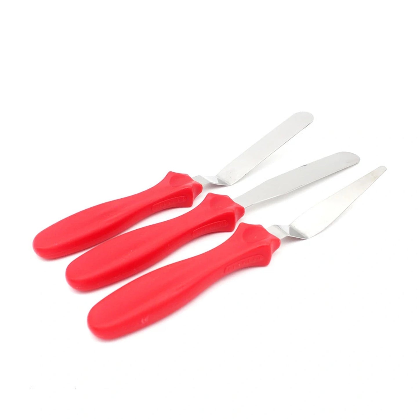 Stainless Steel Cake Spatula Set – 3 Pc