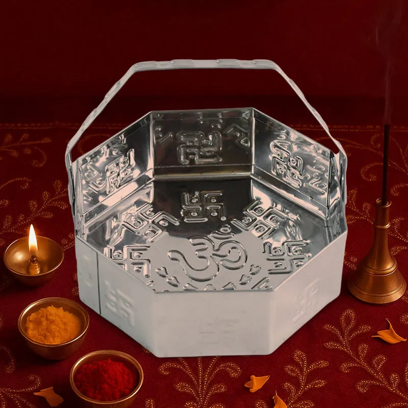 Traditional Octagon Pooja Basket