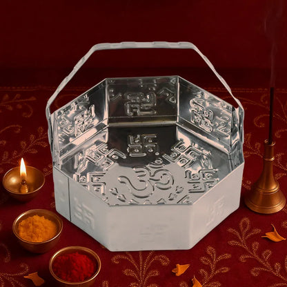 Traditional Octagon Pooja Basket