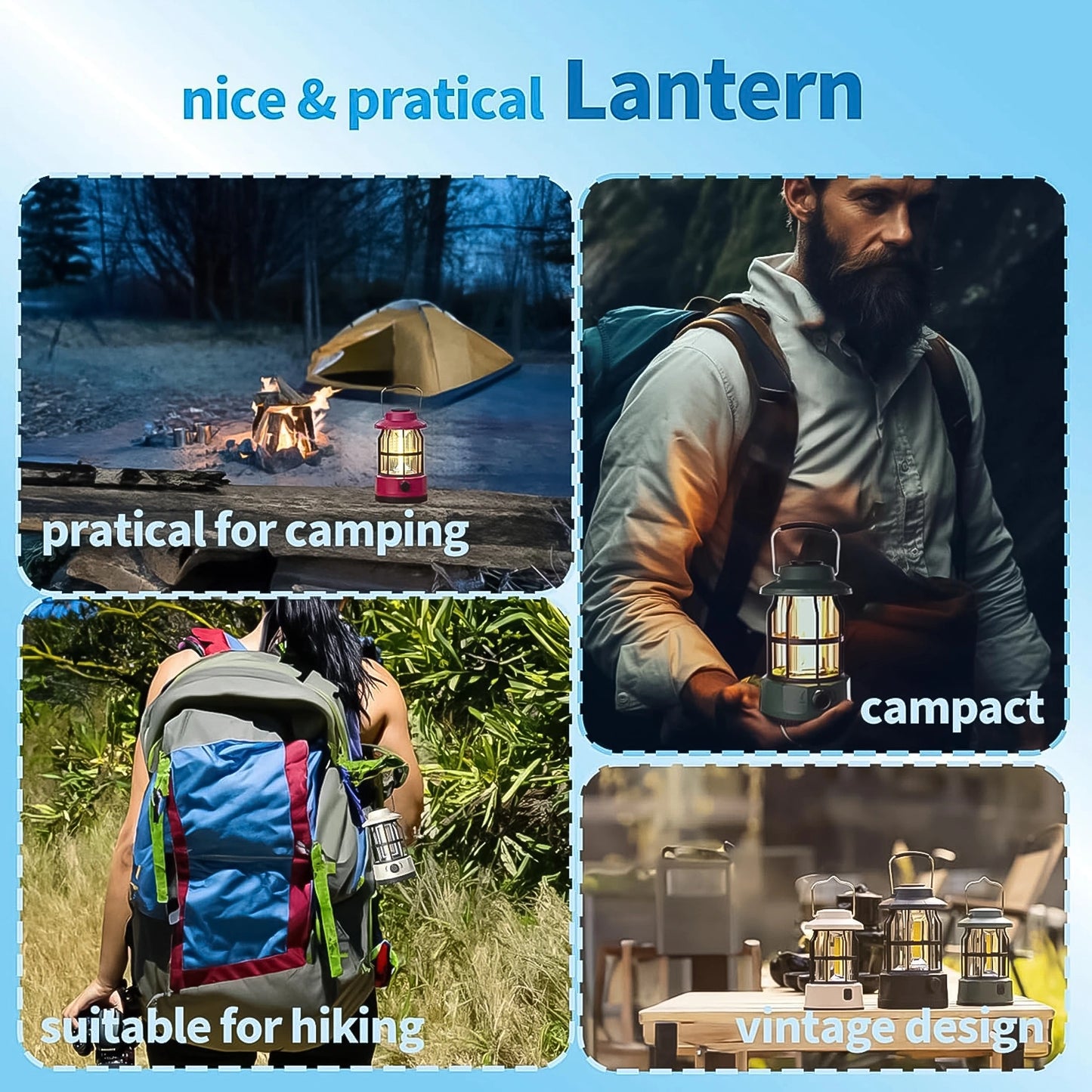 Retro LED Camping Light