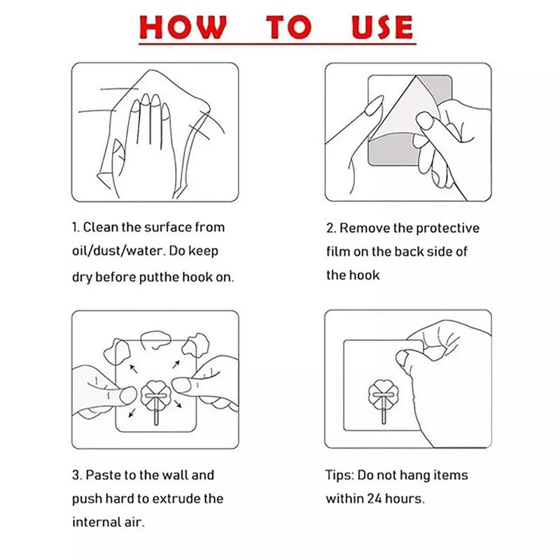 Strong Adhesive Wall Hooks