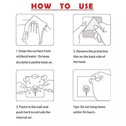 Strong Adhesive Wall Hooks