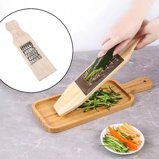Wooden Vegetable Shredder Slicer Fry Cheese Grater
