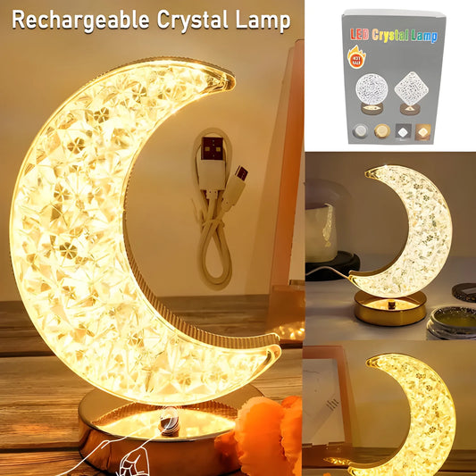 Moon Shape Touch Table Lamp