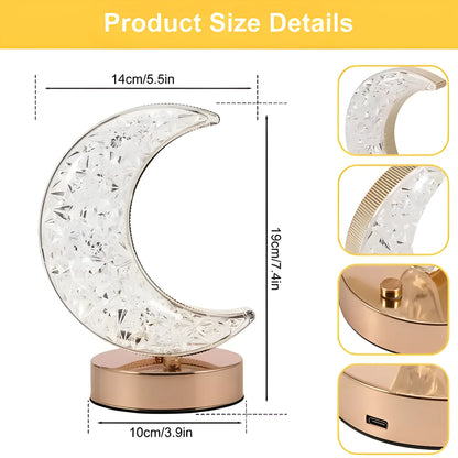Moon Shape Touch Table Lamp