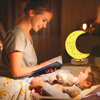 Moon Shape Touch Table Lamp