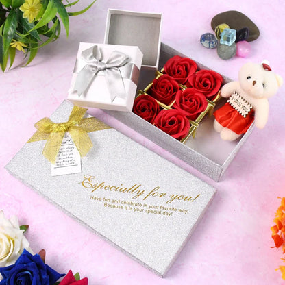 Valentine Teddy Gift Set