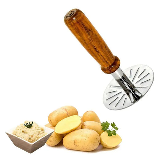 Wooden Paubhaji Masher