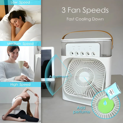 Portable Air Cooler with LED Lights
