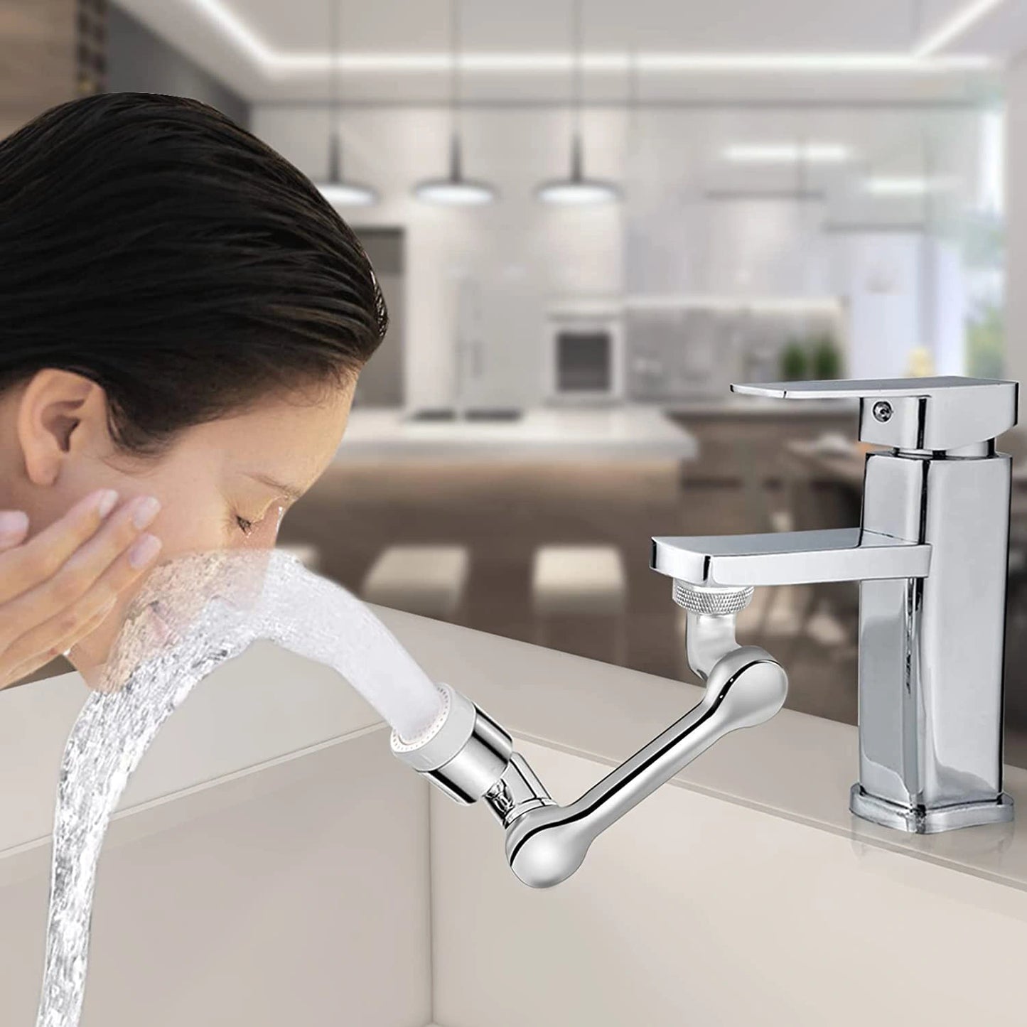 Universal Faucet Extension – 360° Nozzle