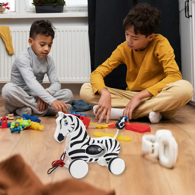 Zebra Pull Along Toy