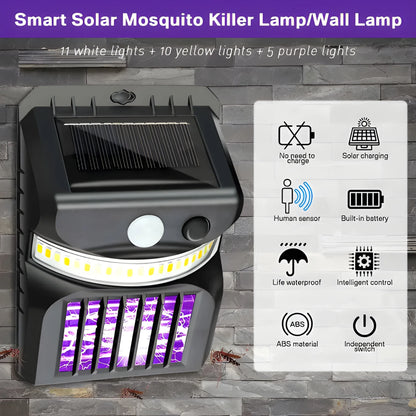 Solar Bug Zapper & Light
