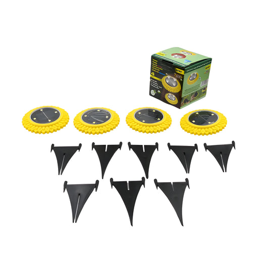 Solar Ground Lights 4-Pack