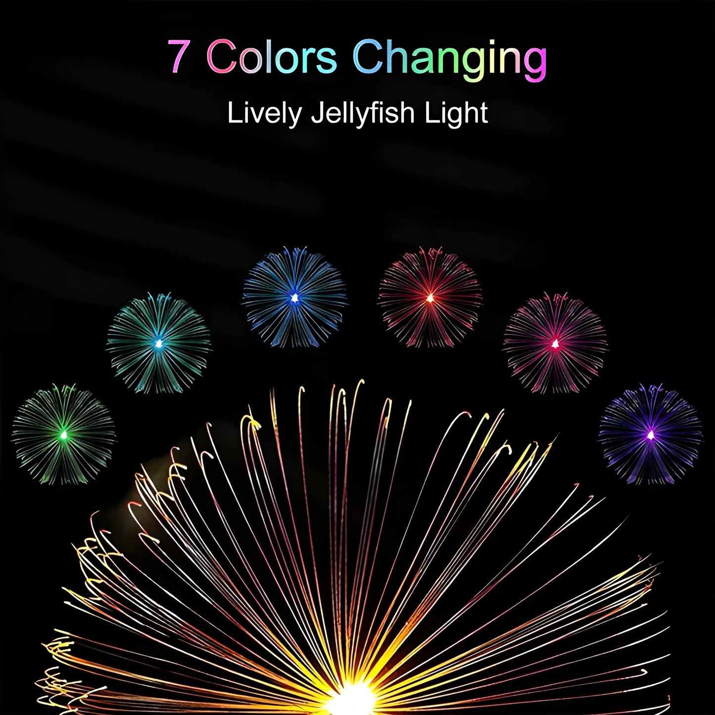 Solar Jellyfish Garden Lights