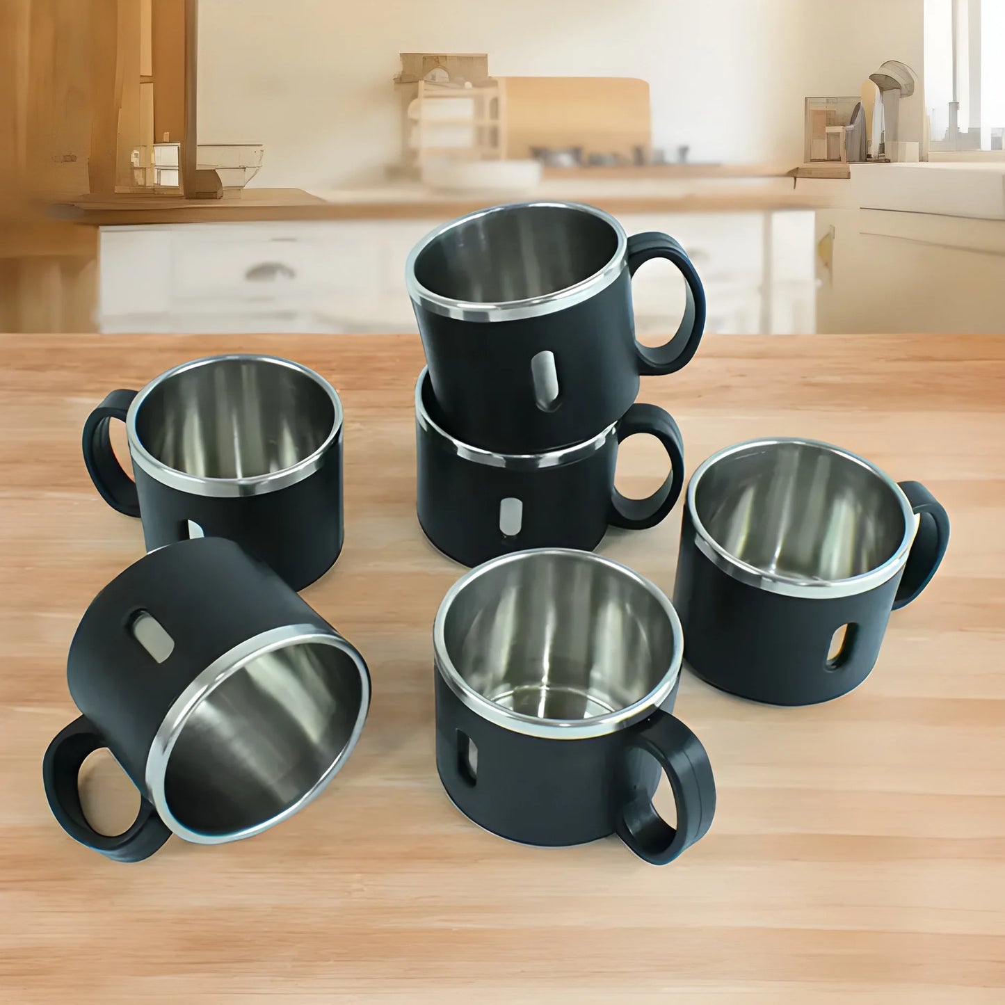 Stainless Steel Mug Set
