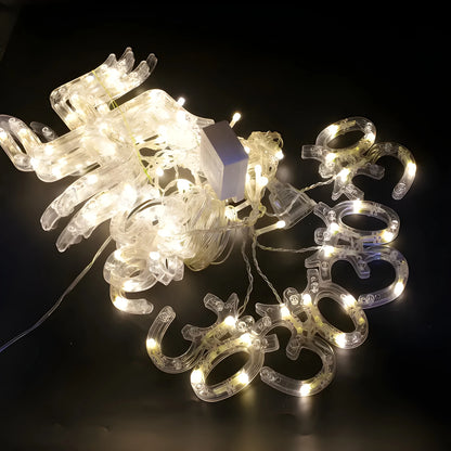 Swastik Om Curtain Lights