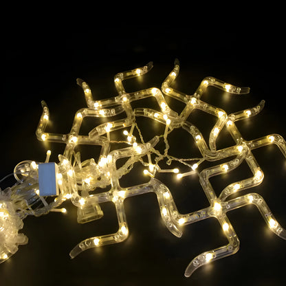 Swastik Om Curtain Lights