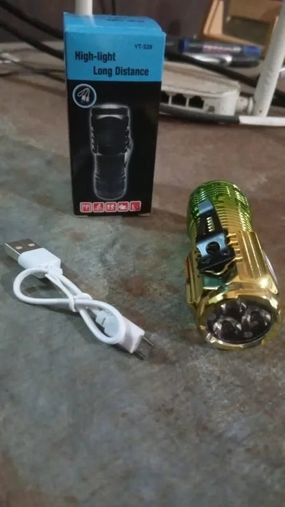 Mini Led Flashlight Chargable