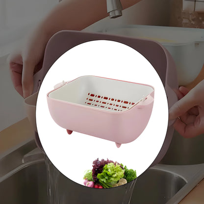 Tilt-and-Drain Colander Bowl