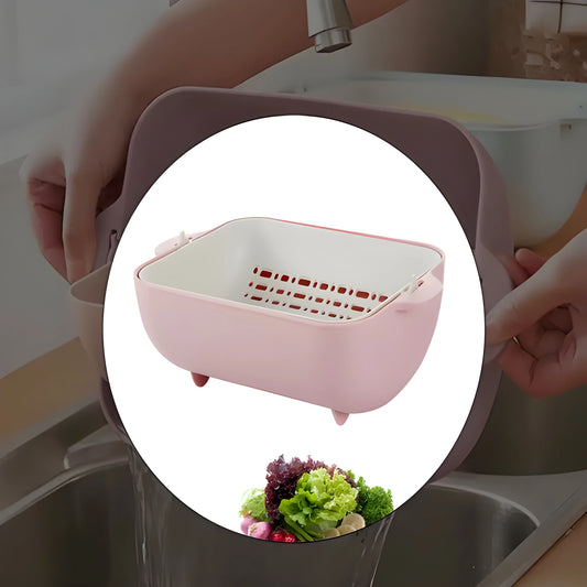 Tilt-and-Drain Colander Bowl