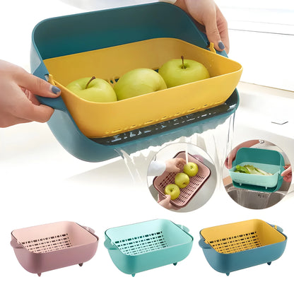 Tilt-and-Drain Colander Bowl