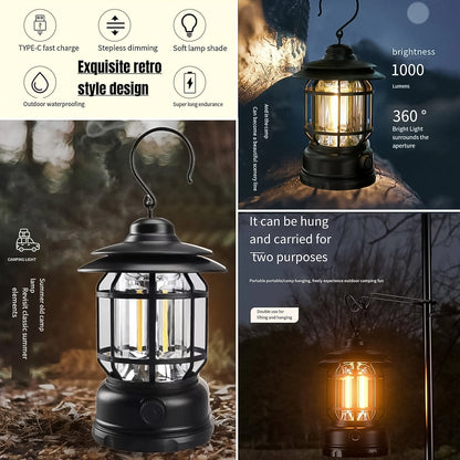 Retro LED Camping Light