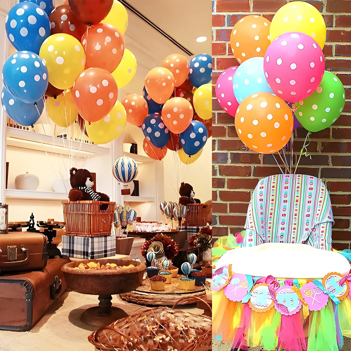 Vibrant Latex Party Balloons