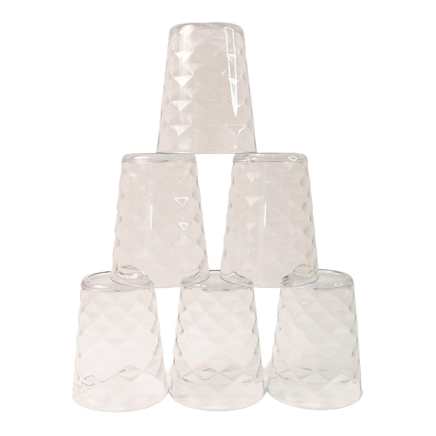 Unbreakable Pyramid Design Glass