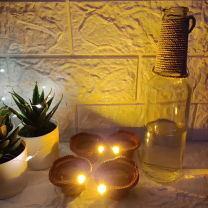 Water-Activated LED Diyas