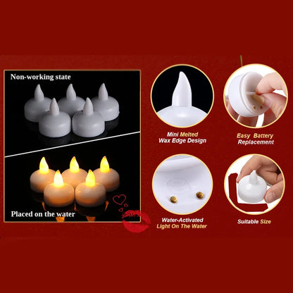 Flameless Floating Tea Lights
