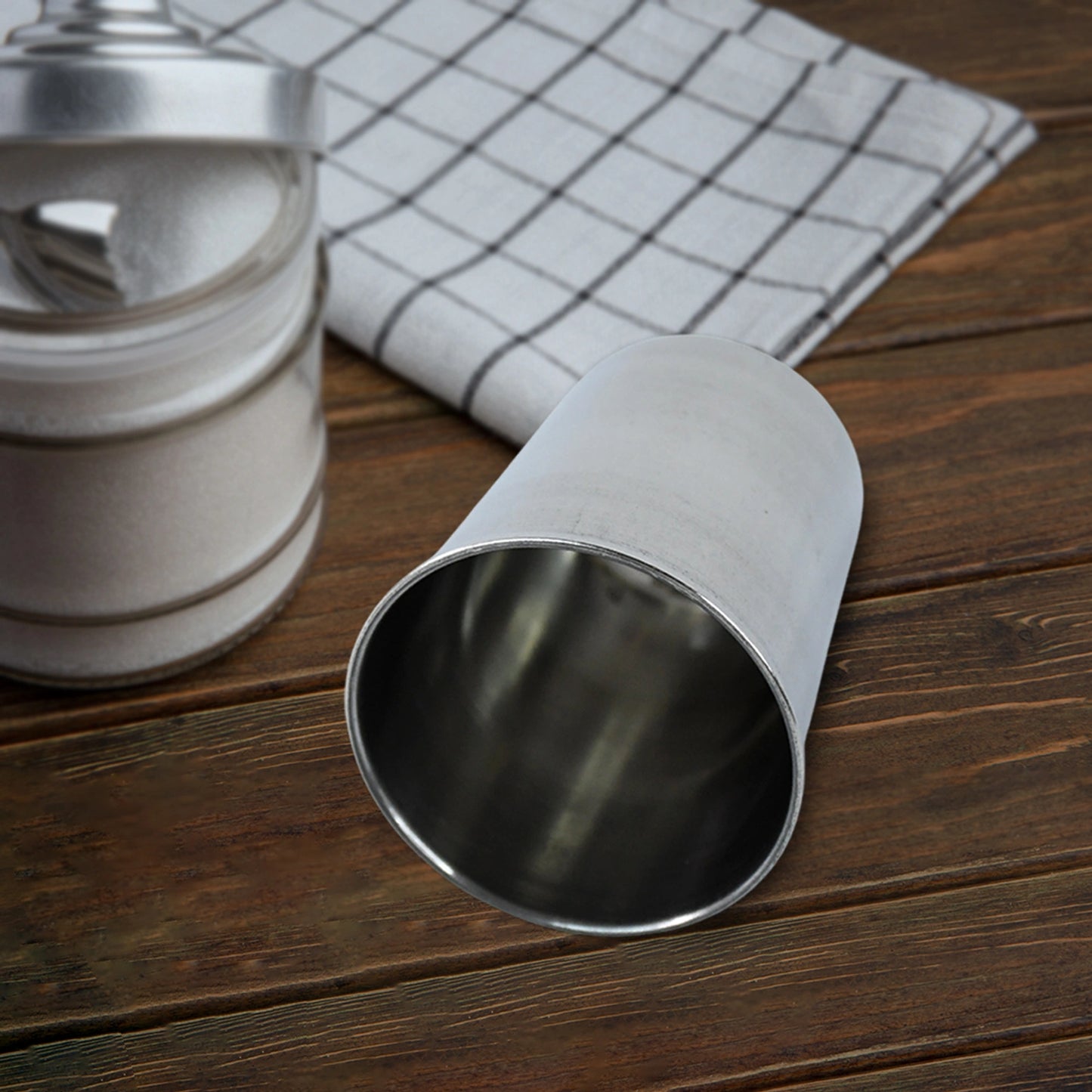 Steel Drinking Glass – 1 Pc