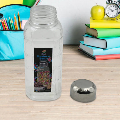 Steel-Cap Storage Bottle