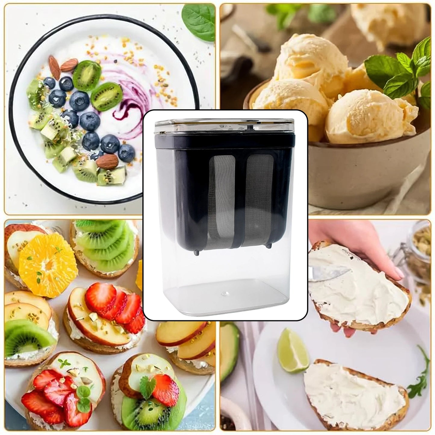 2 in 1 Yogurt Strainer