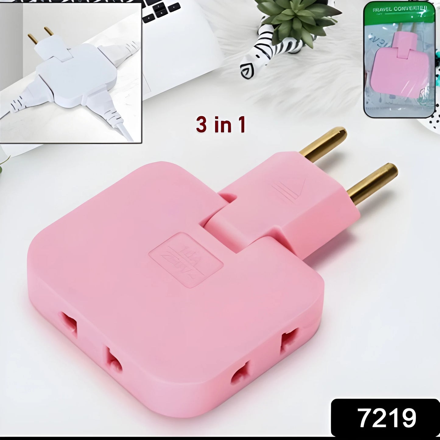 3-in-1 Foldable Power Adapter