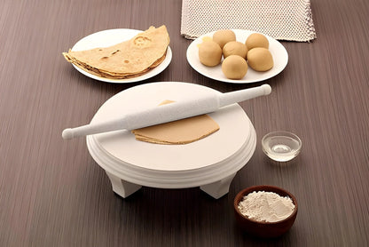 White Plastic Rolling Belan For Chapati Making