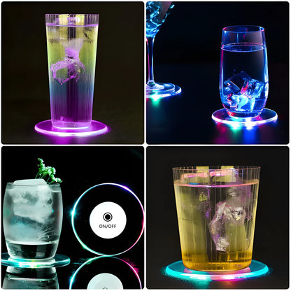 Color-Changing LED Party Coasters