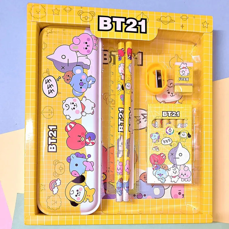 Stationery Kit For Kids (12 Pc Set)
