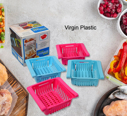 Virgin Freeze Storage Adjustable Fridge Tray – Pack of 4