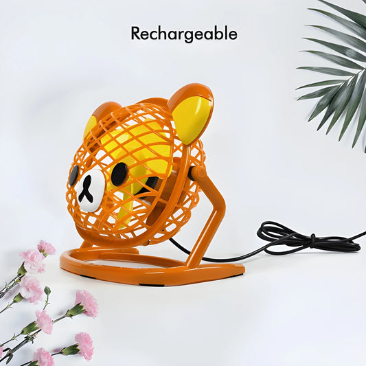 Teddy Bear Portable Fan Adjustable